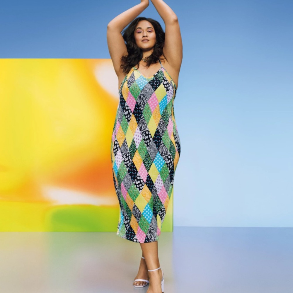 Rixo slip dress